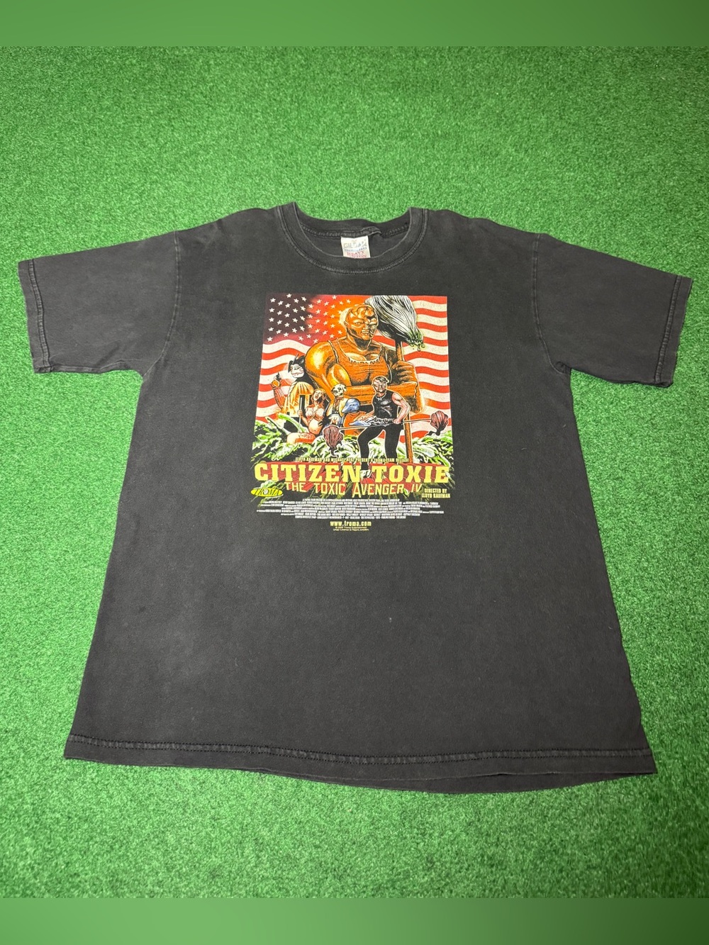 Toxic Avenger Troma Vintage T Shirt Horror Movie Promo RARE XL Citizen Toxie